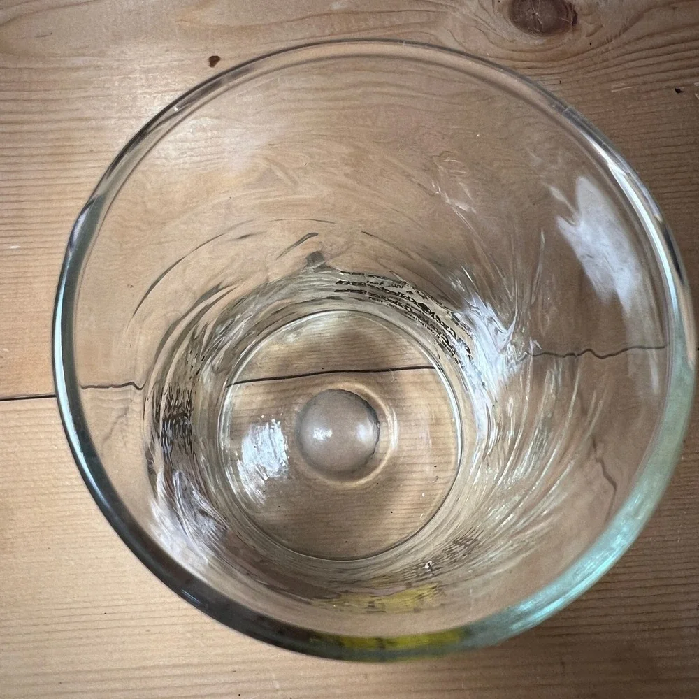VTG 1981 Arbys Glass BC Ice Age‎ Caveman Grog Drinking Collectible Cup Clear USA